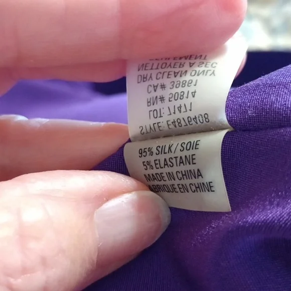 Elie Tahari Silk Satin Wrap Trench Coat size L - Picture 4 of 9